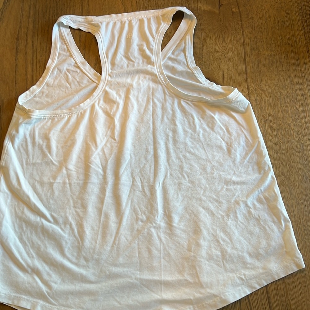 Lululemon white tank